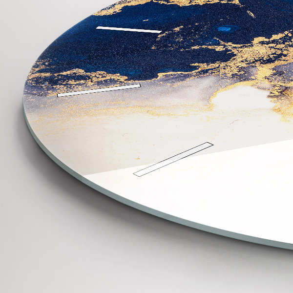 Kerek fali üvegóra Márvány minta