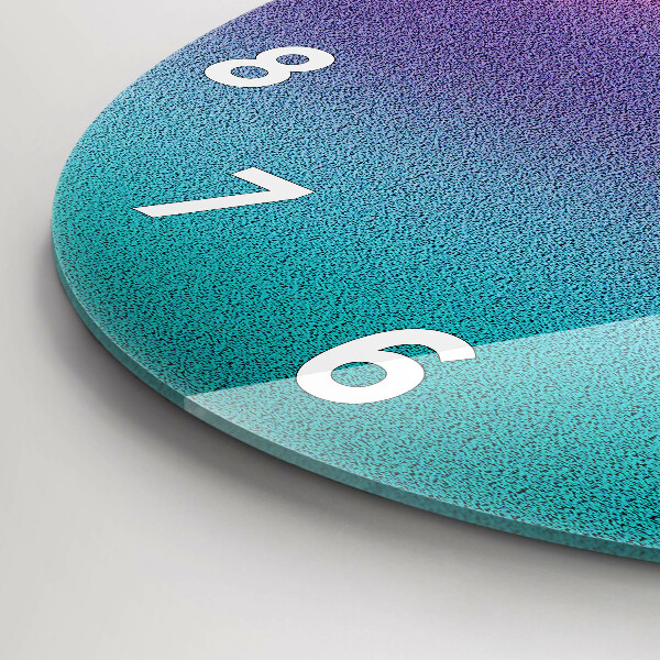 Kerek fali üvegóra Gradiens minta