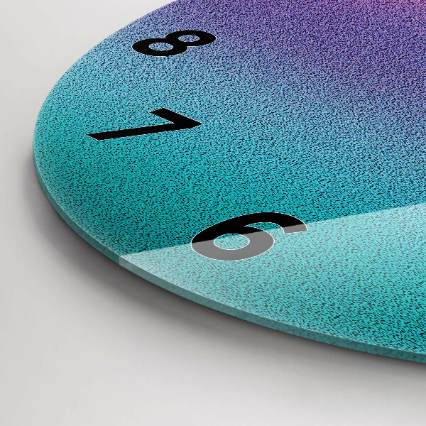 Kerek fali üvegóra Gradiens minta