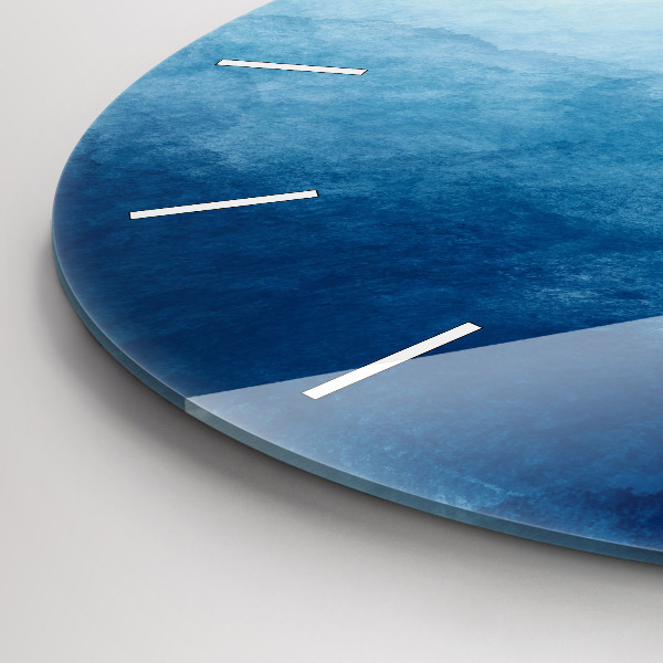 Kerek fali üvegóra Absztrakciós víz