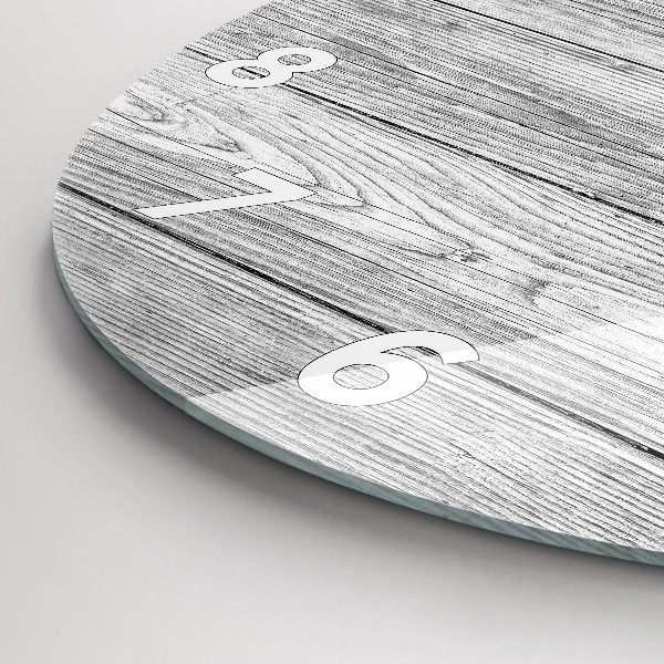 Kerek fali üvegóra Fa panelek