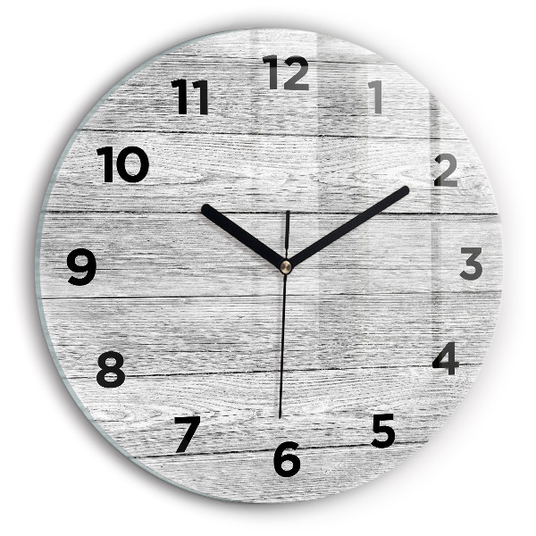 Kerek fali üvegóra Fa panelek