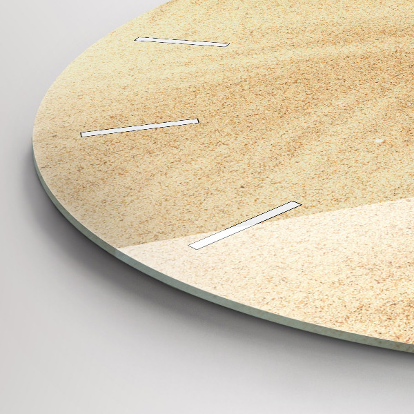 Kerek fali üvegóra Arany absztrakció