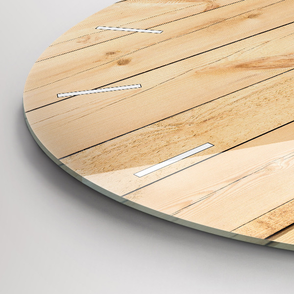 Kerek fali üvegóra Fa táblák