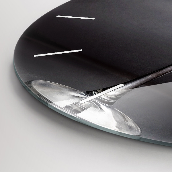 Kerek fali üvegóra Pohár bor