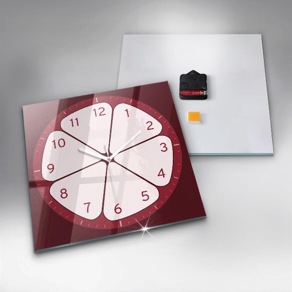 Szögletes üvegóra Szeletelt gyümölcs