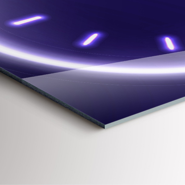 Szögletes üvegóra Neon kötőjelek