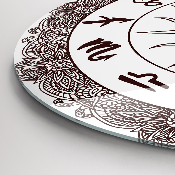 Kerek üvegóra Dekoratív állatövek