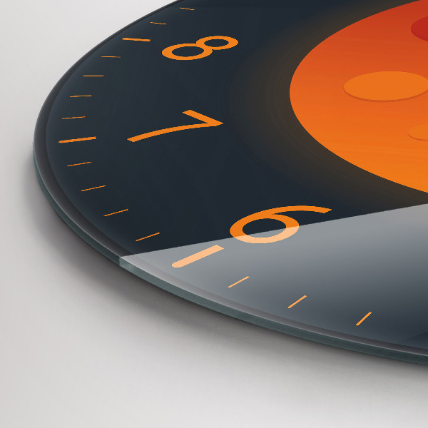 Kerek üvegóra Telihold