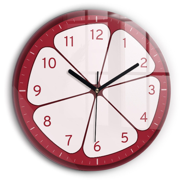 Kerek üvegóra Szeletelt gyümölcs